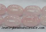 CRQ67 15.5 inches 15*20mm egg-shaped natural rose quartz beads