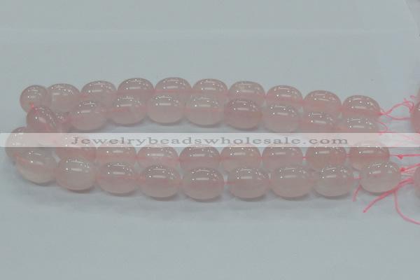 CRQ68 15.5 inches 16*20mm egg-shaped natural rose quartz beads