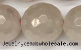 CRQ868 15 inches 12mm faceted round AB-color rose quartz beads