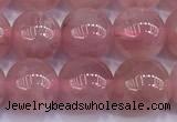 CRQ891 15 inches 6mm round Madagascar rose quartz beads