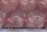 CRQ894 15 inches 12mm round Madagascar rose quartz beads