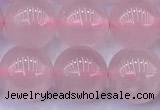 CRQ902 15 inches 10mm round rose quartz beads