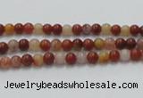 CRS01 15.5 inches 4mm round rainbow stone beads wholesale