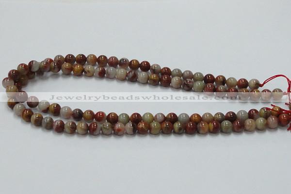 CRS03 15.5 inches 8mm round rainbow stone beads wholesale