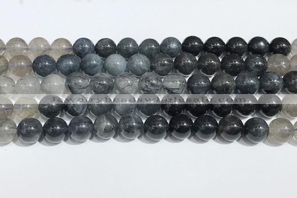 CRU1002 15.5 inches 10mm round mixed rutilated quartz beads