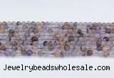 CRU1011 15.5 inches 5mm round mixed rutilated quartz beads