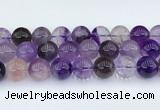 CRU1016 15.5 inches 14mm round mixed rutilated quartz beads