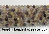 CRU1030 15.5 inches 6mm round mixed rutilated quartz beads wholesale