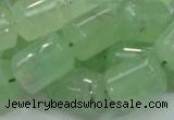 CRU134 15.5 inches 12*17mm column green rutilated quartz beads