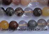 CRU751 15.5 inches 6mm round Multicolor rutilated quartz beads