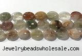 CRU924 15.5 inches 15*20mm oval mixed rutilated quartz beads wholesale