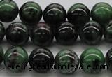 CRZ04 15.5 inches 12mm round ruby zoisite gemstone beads Wholesale