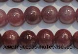 CRZ1002 15.5 inches 6mm - 6.5mm round A grade natural ruby beads