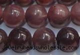 CRZ1003 15.5 inches 7mm - 7.5mm round A grade natural ruby beads