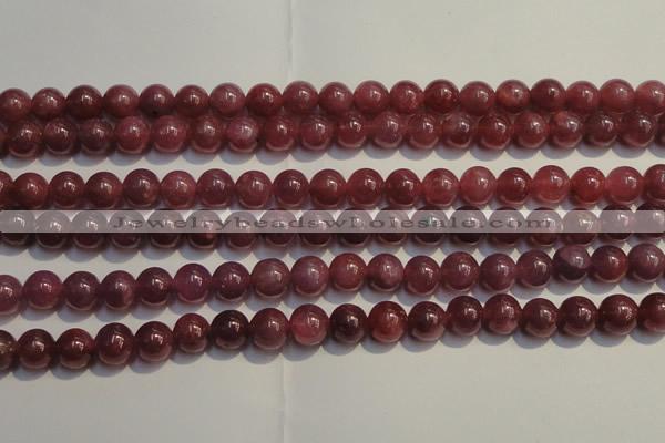 CRZ1008 15.5 inches 6mm - 6.5mm round AA grade natural ruby beads