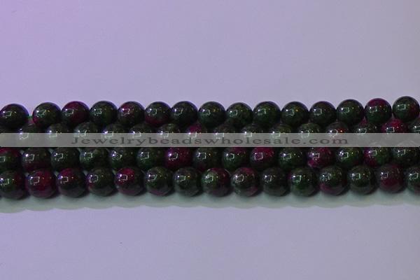 CRZ1111 15.5 inches 6mm round imitation ruby zoisite beads wholesale