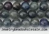 CRZ1160 15.5 inches 5mm round ruby sapphire gemstone beads