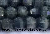 CRZ1166 15 inches 6mm faceted round sapphire beads