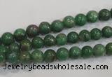 CRZ601 15.5 inches 6mm round New ruby zoisite gemstone beads