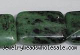 CRZ69 15.5 inches 25*35mm rectangle ruby zoisite gemstone beads