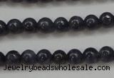 CRZ821 15.5 inches 4mm round natural sapphire gemstone beads