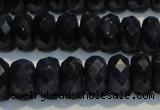 CRZ981 15.5 inches 5*7mm faceted rondelle A+ grade sapphire beads