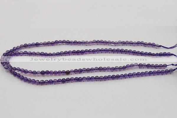 CSA02 15.5 inches 5mm round synthetic amethyst beads wholesale