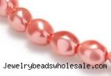 CSB01 16 inches 8*12mm nugget shell pearl beads Wholesale