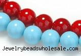 CSB07 16 inches 10mm round shell pearl beads Wholesale