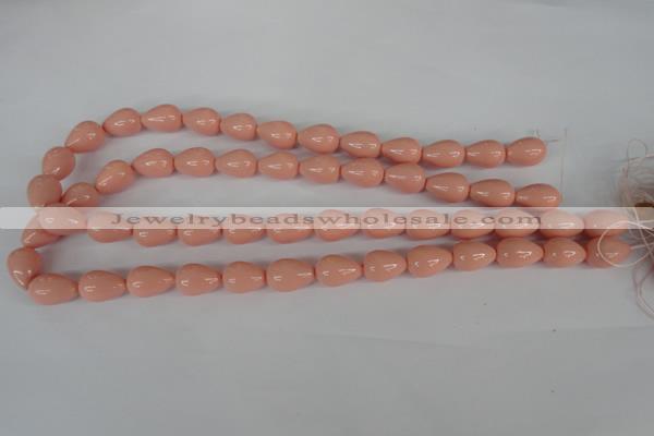 CSB106 15.5 inches 10*14mm teardrop shell pearl beads wholesale