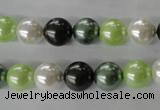 CSB1060 15.5 inches 10mm round mixed color shell pearl beads