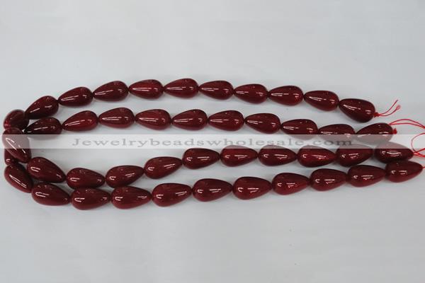 CSB107 15.5 inches 10*18mm teardrop shell pearl beads wholesale