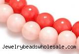 CSB11 16 inches 8mm round shell pearl beads Wholesale