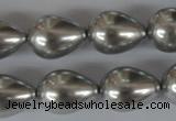 CSB115 15.5 inches 15*19mm teardrop shell pearl beads wholesale