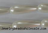 CSB116 15.5 inches 10*30mm teardrop shell pearl beads wholesale