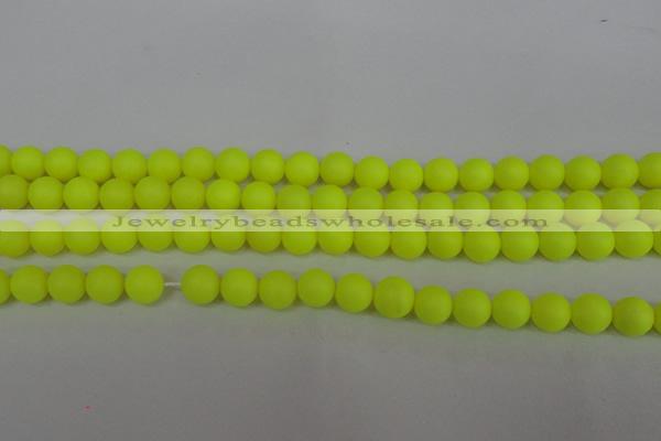 CSB1315 15.5 inches 4mm matte round shell pearl beads wholesale