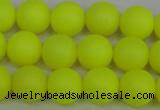 CSB1316 15.5 inches 6mm matte round shell pearl beads wholesale