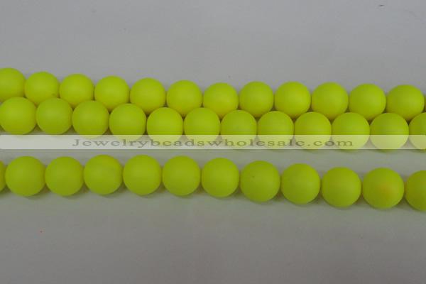 CSB1318 15.5 inches 10mm matte round shell pearl beads wholesale