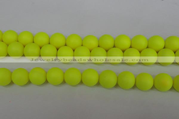 CSB1319 15.5 inches 12mm matte round shell pearl beads wholesale