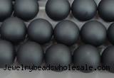 CSB1325 15.5 inches 4mm matte round shell pearl beads wholesale