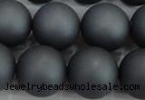 CSB1329 15.5 inches 12mm matte round shell pearl beads wholesale