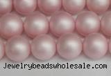 CSB1374 15.5 inches 12mm matte round shell pearl beads wholesale