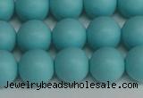 CSB1409 15.5 inches 12mm matte round shell pearl beads wholesale