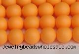 CSB1421 15.5 inches 6mm matte round shell pearl beads wholesale