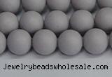 CSB1681 15.5 inches 6mm round matte shell pearl beads wholesale