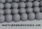 CSB1691 15.5 inches 6mm round matte shell pearl beads wholesale