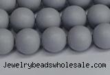 CSB1692 15.5 inches 8mm round matte shell pearl beads wholesale