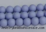 CSB1700 15.5 inches 4mm round matte shell pearl beads wholesale