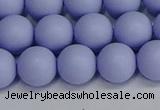 CSB1703 15.5 inches 10mm round matte shell pearl beads wholesale