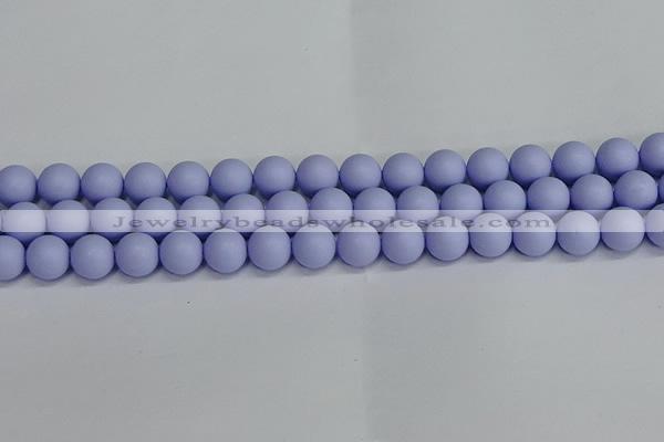 CSB1703 15.5 inches 10mm round matte shell pearl beads wholesale